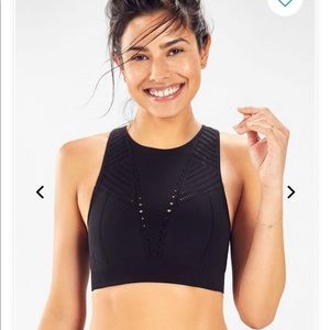 NWT Fabletics Darda Sculptknit Bra - Black M